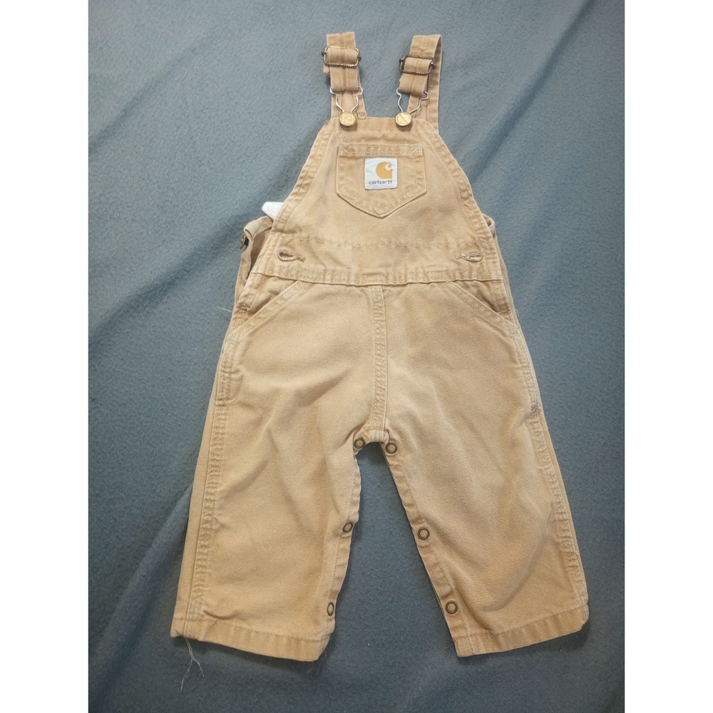 Vintage Carhartt 100 Year Anniversary Denim Overalls 12 M Made in USA 1889 1989
